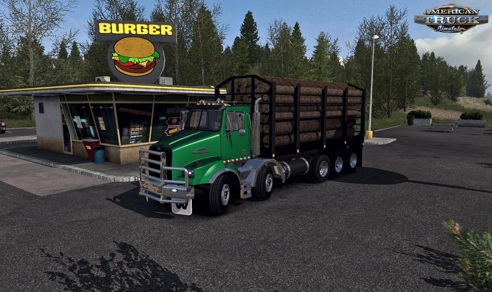 Western Star 4900sb + Extra Cargos v1.0 (1.35.x) for ATS