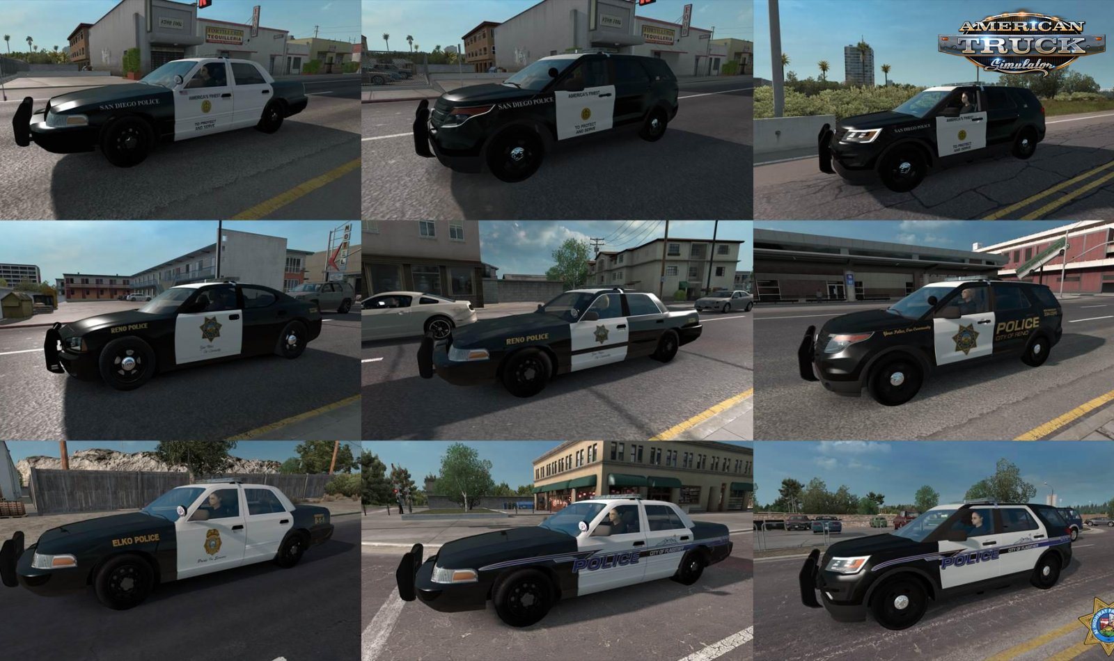 Highway Patrol Police AI Traffic Cars v1.0 (1.35.x) for ATS
