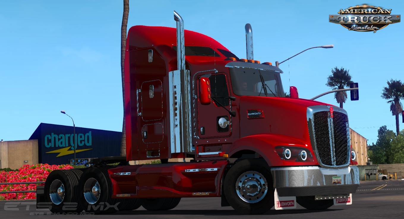 Kenworth T609 + Interior v1.0 (1.35.x) for ATS