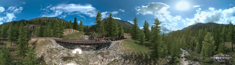 Washington DLC: Logging Roads Preview in ATS