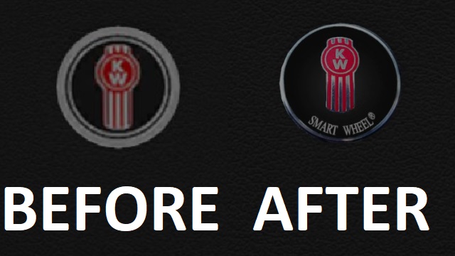 Kenworth W900 Better Radio & Wheel Logo v1.0 (1.35.x) for ATS