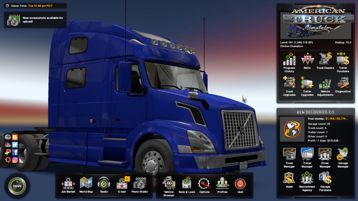 Save Game Profile for ATS 1.35.x by middle