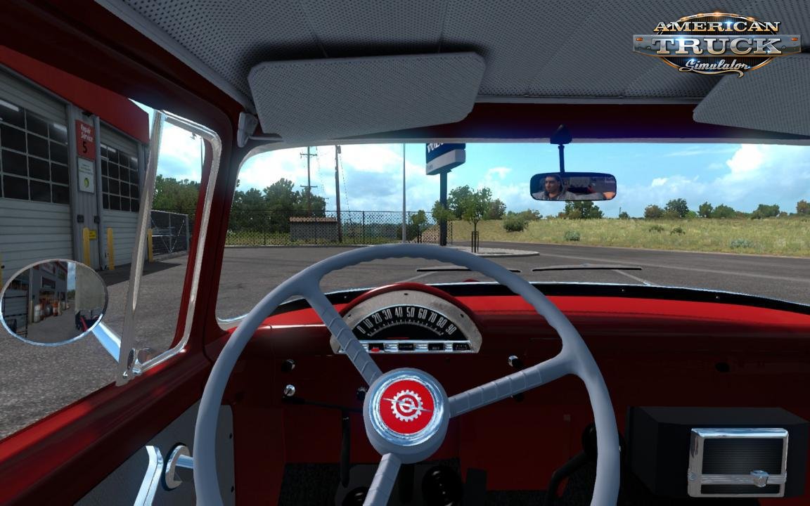 Ford F-100 Custom Cab 1956 + Mini Trailer v1.2 (1.35.x) for ATS