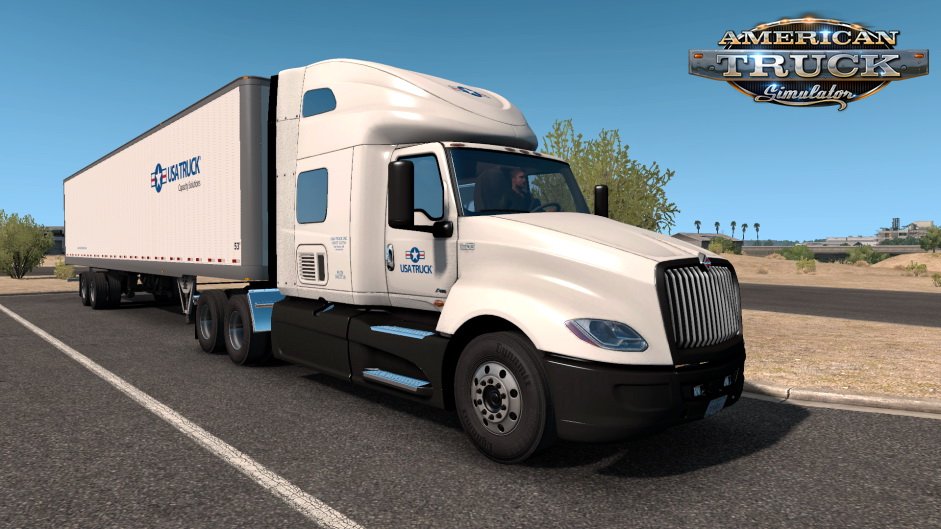 USA Truck International LT & Trailer Skin v1.0 (1.35.x) for ATS