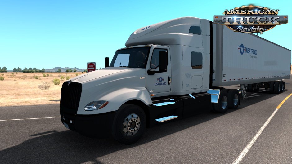 USA Truck International LT & Trailer Skin v1.0 (1.35.x) for ATS