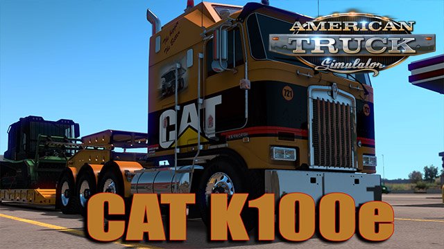 CAT Skin for Kenworth K100-E by Overfloater v1.0 (1.35.x)