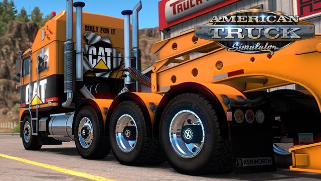 CAT Skin for Kenworth K100-E by Overfloater v1.0 (1.35.x)
