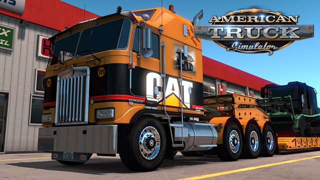 CAT Skin for Kenworth K100-E by Overfloater v1.0 (1.35.x)