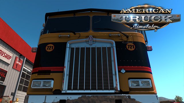 CAT Skin for Kenworth K100-E by Overfloater v1.0 (1.35.x)