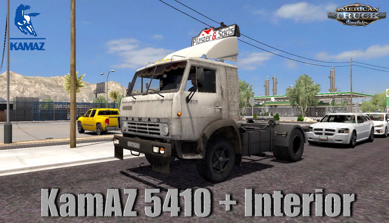 KamAZ 5410 + Interior v2.0 (1.35.x) for ATS