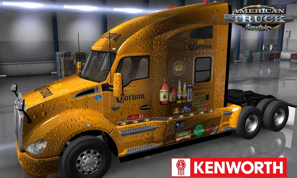 IDB Corona Skin for Kenworth T680 v1.0 (1.35.x)