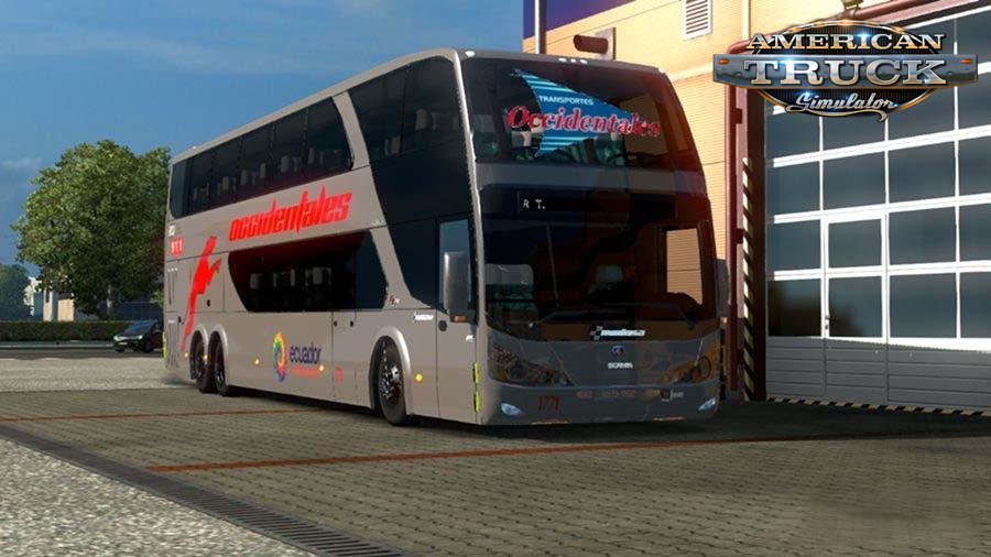 Bus Modasa Zeus II DP 6×2 Scania v1.0 (1.35.x) for ATS