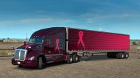 Pink Ribbon Charity Pack Skins for ATS