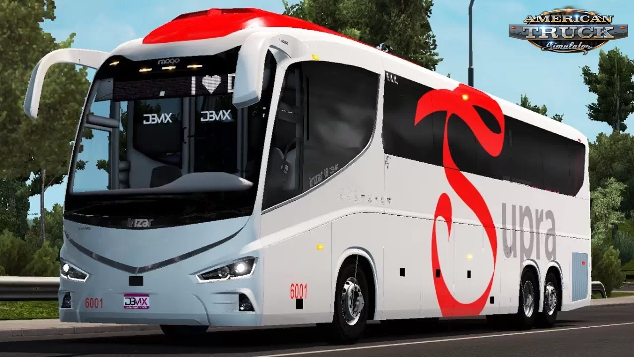 Bus Irizar i8 Lite Version + Interior v2.6 (1.39.x) for ATS