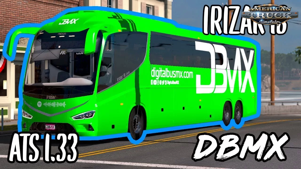 Bus Irizar i8 Lite Version + Interior v2.6 (1.39.x) for ATS