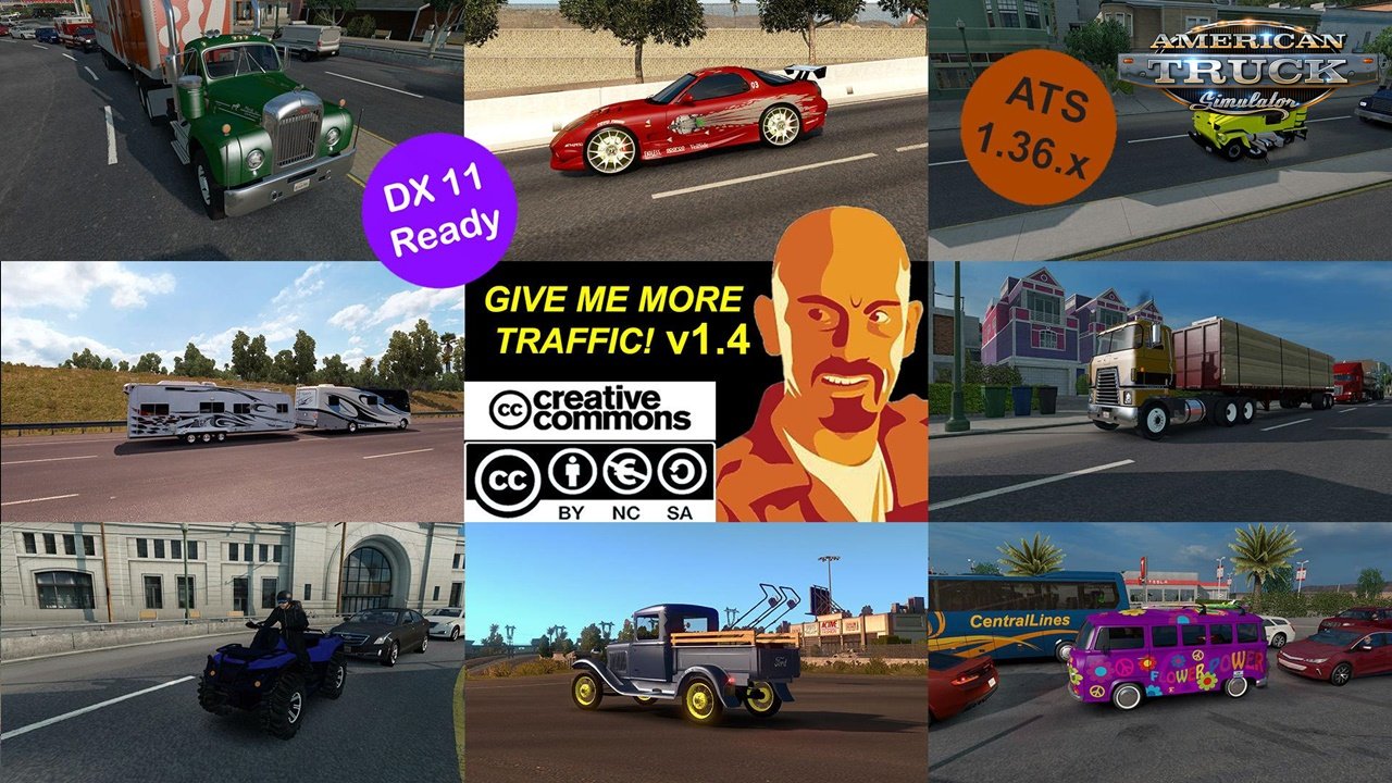 Give me More Traffic v4.0 for ATS (1.36.x Dx11)