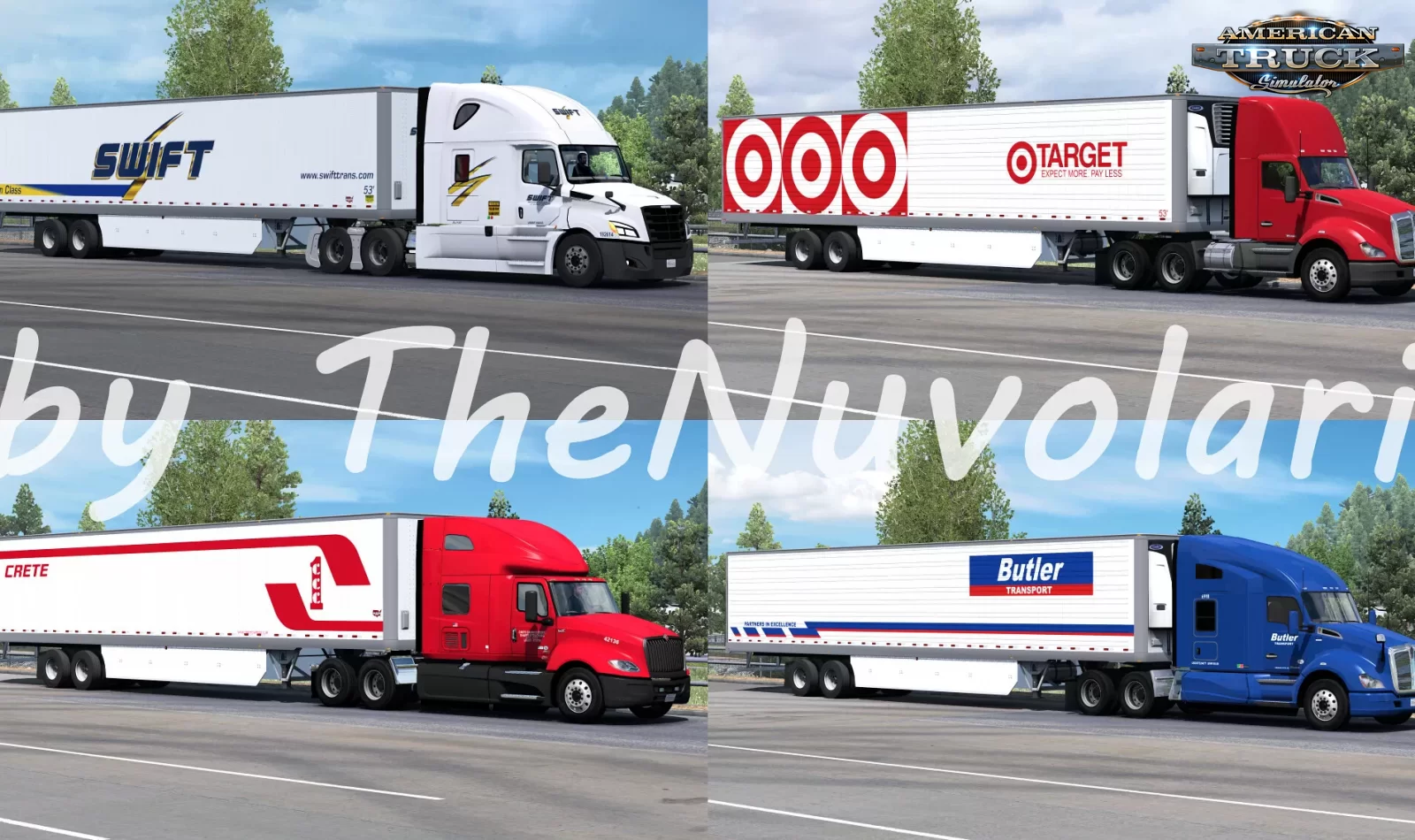 SCS Software 53ft Trailer Skin Pack v1.2.5 (1.40.x) for ATS