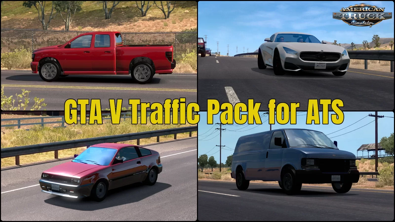 GTA V Traffic Pack v3.2 (1.45.x) for ATS