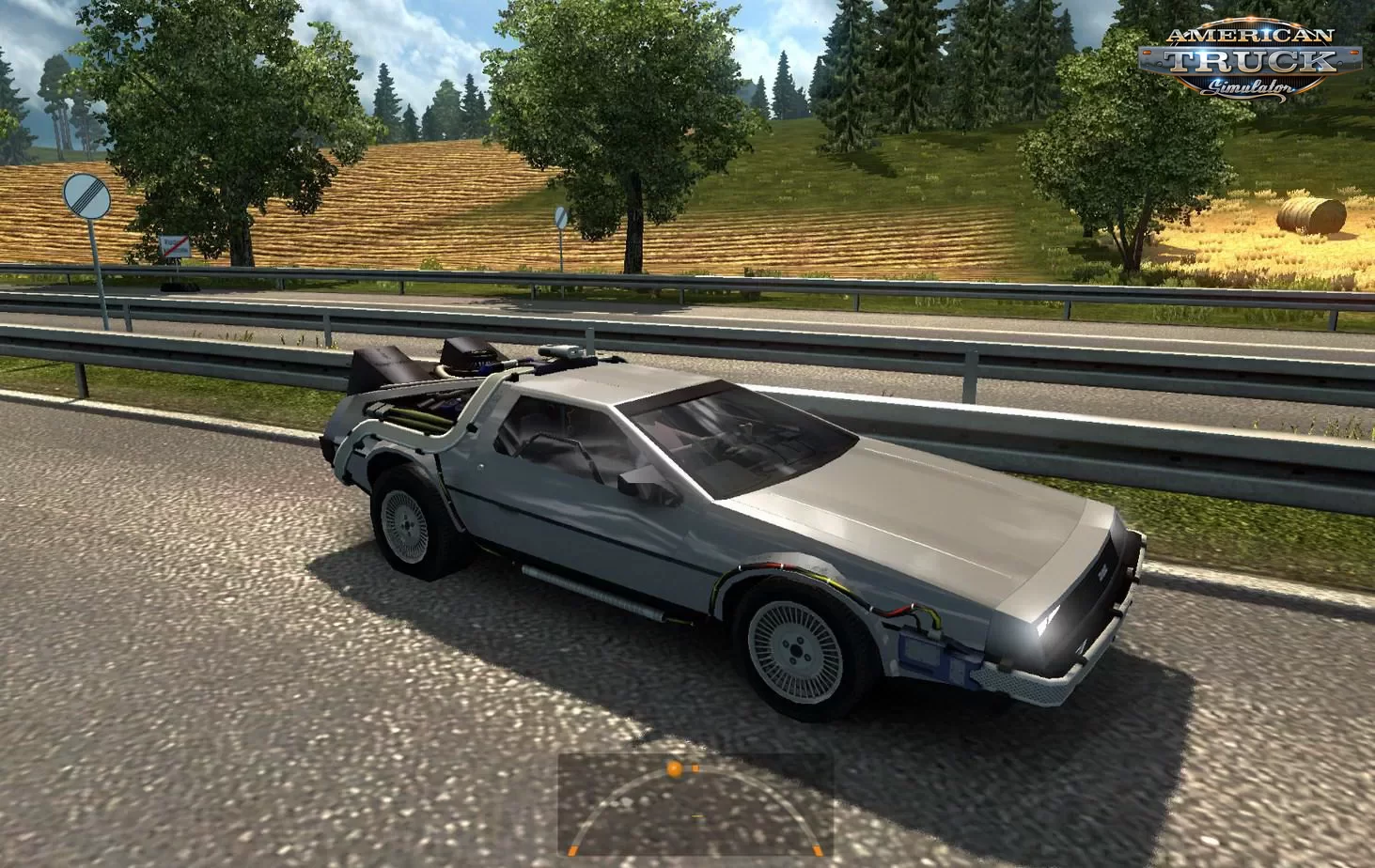 DeLorean DMC-12 in Traffic v2.0 (1.36.x)