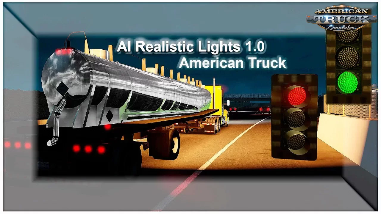 AI Realistic Lights Mod v1.2 (1.36.x) for ATS