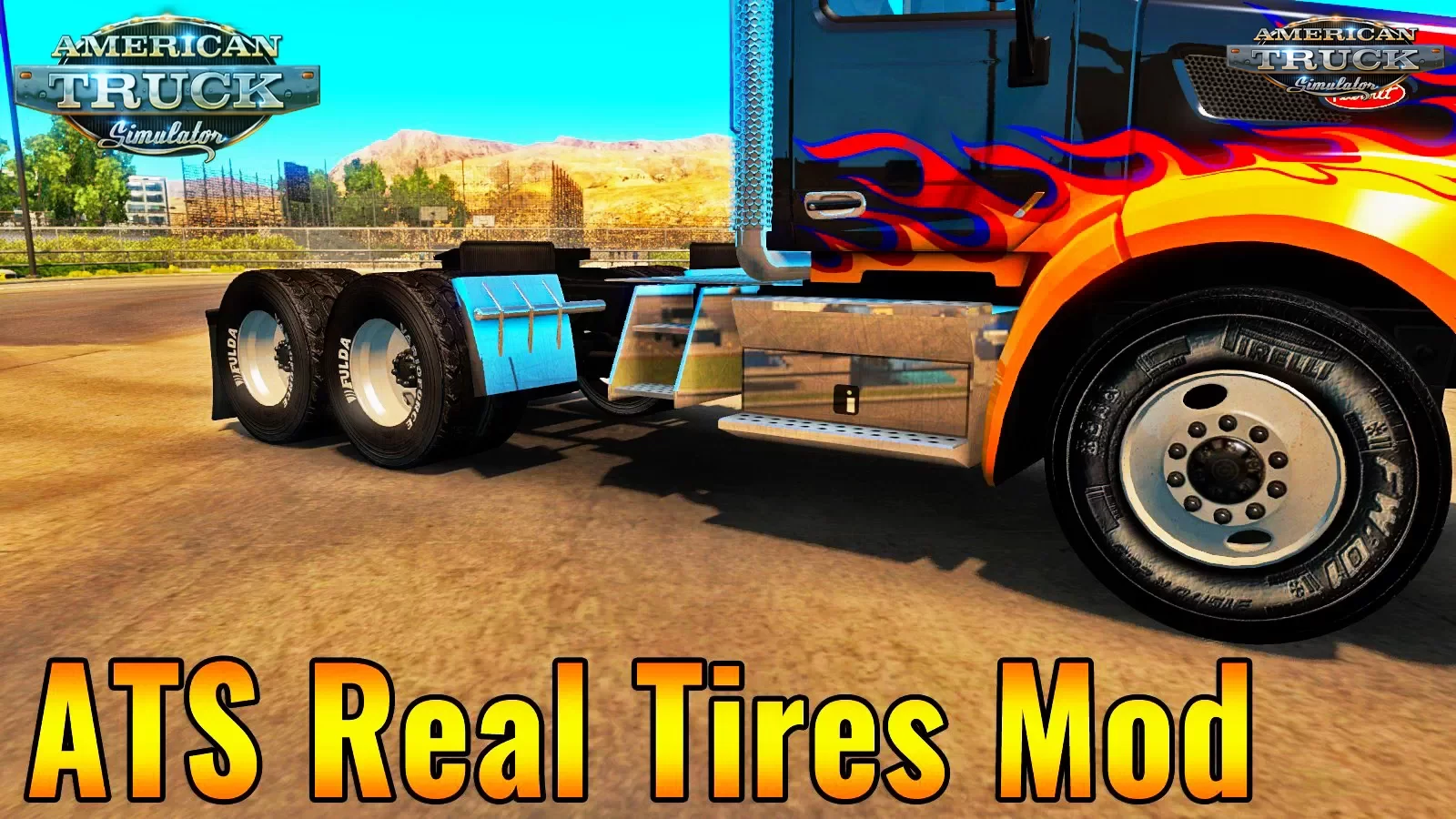 Real Tires Mod v3.1 (1.39.x) for ATS