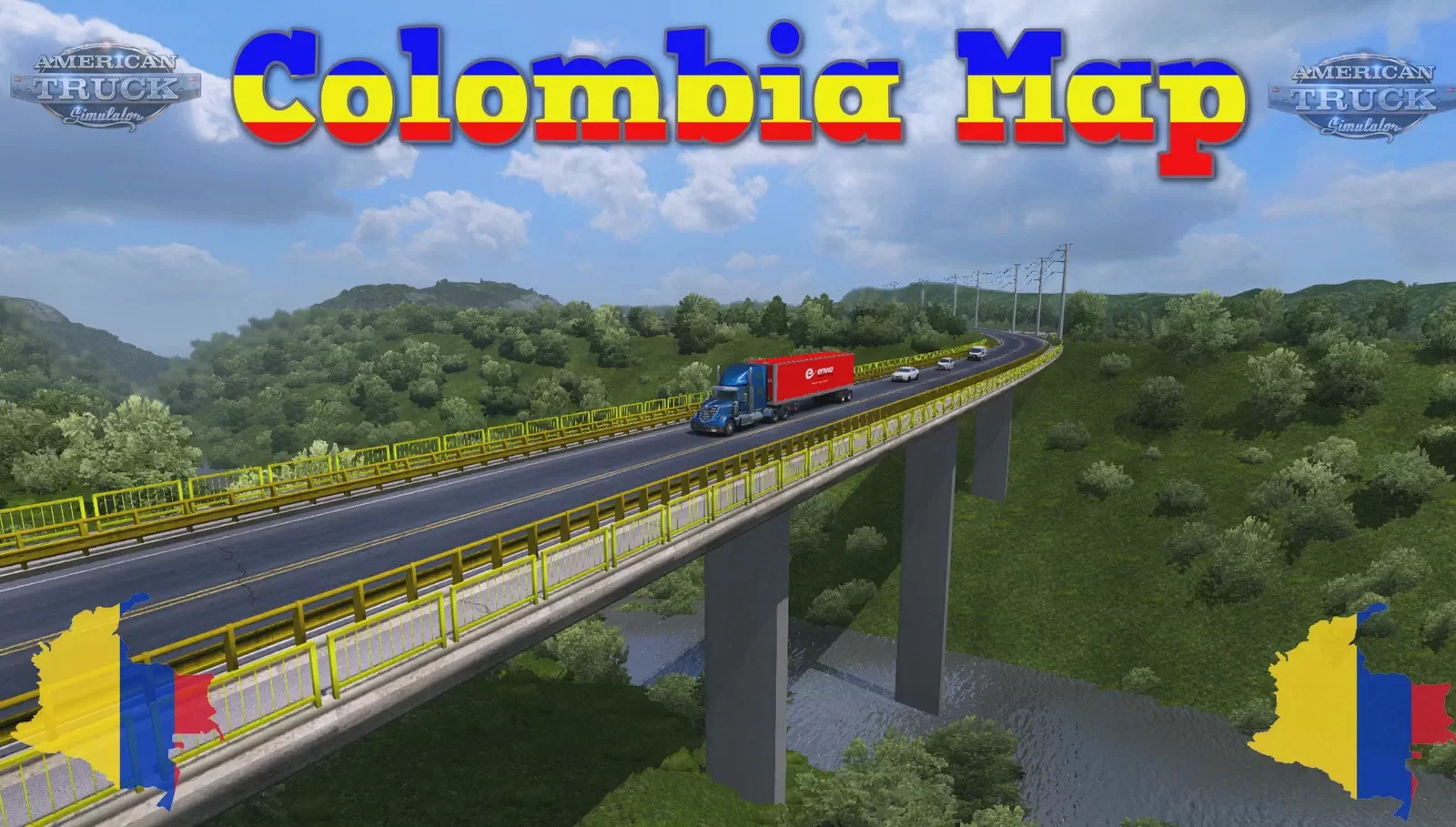 Colombia Map v2.0 - American Truck Simulator