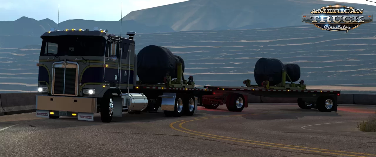 Flatbed Truck and Trailer Add-on for K100E v1.4 (1.37.x)