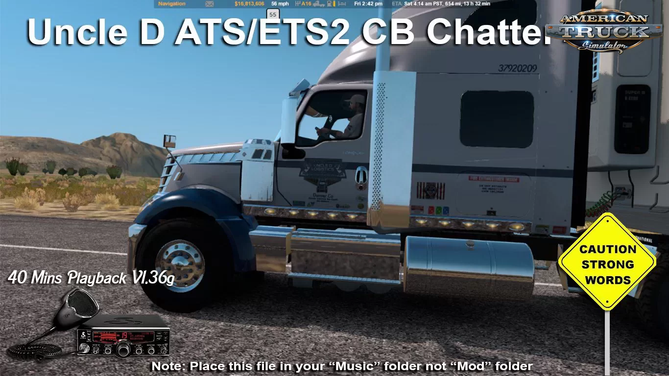 Uncle D CB Chatter 2020 v1.43G for ATS