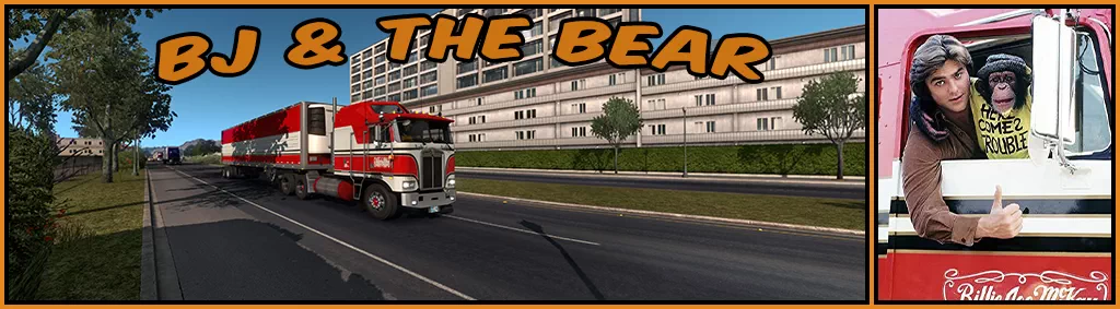 BJ and The Bear truck skin for Kenworth K100E