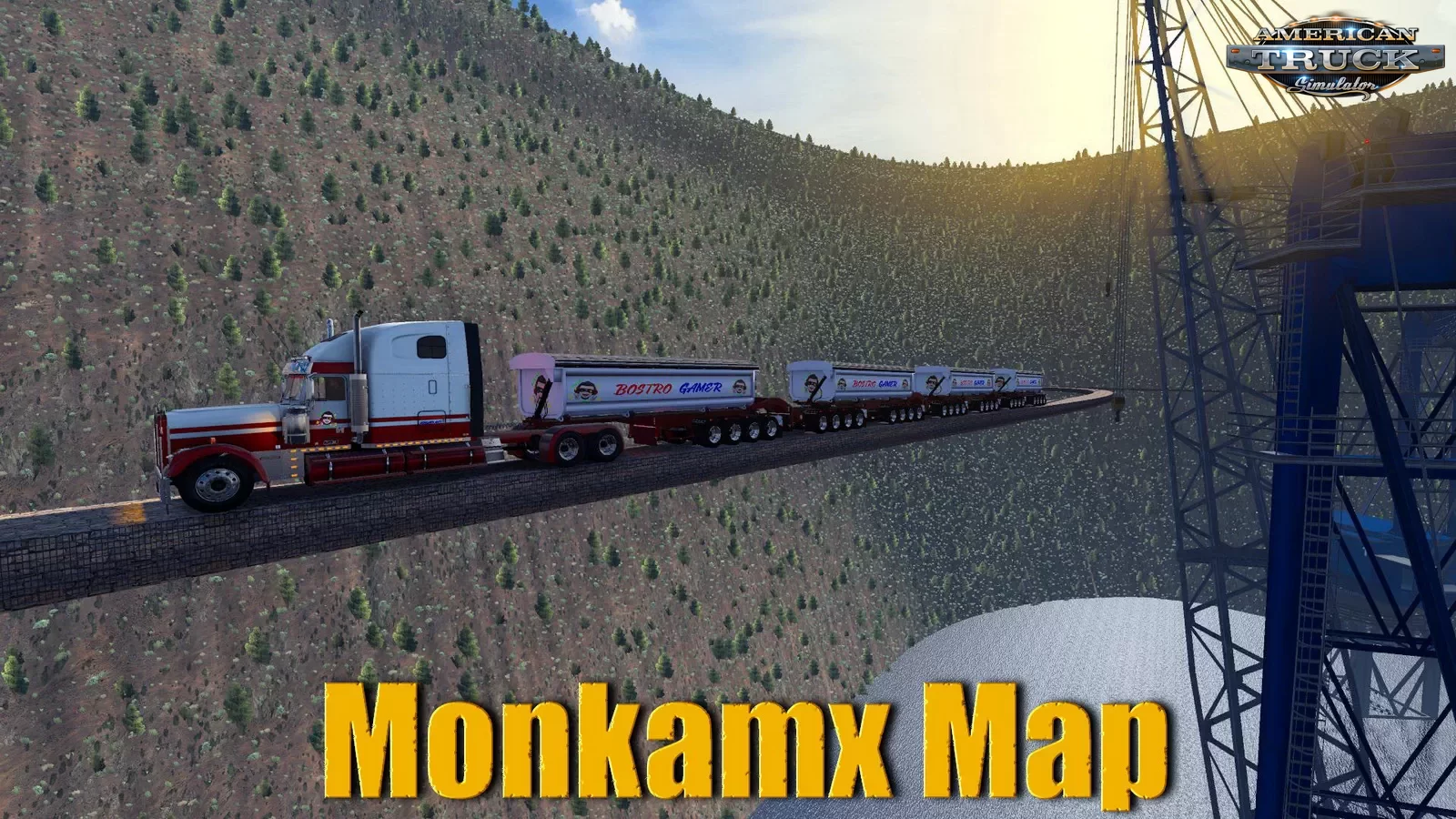 Monkamx Map v3.4 by Bostro Gamer (1.41.x) for ATS