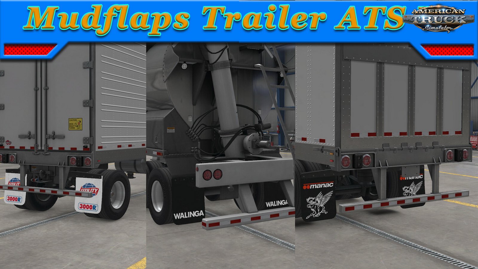 Mudflaps Trailer v1.0 (1.37.x) for ATS