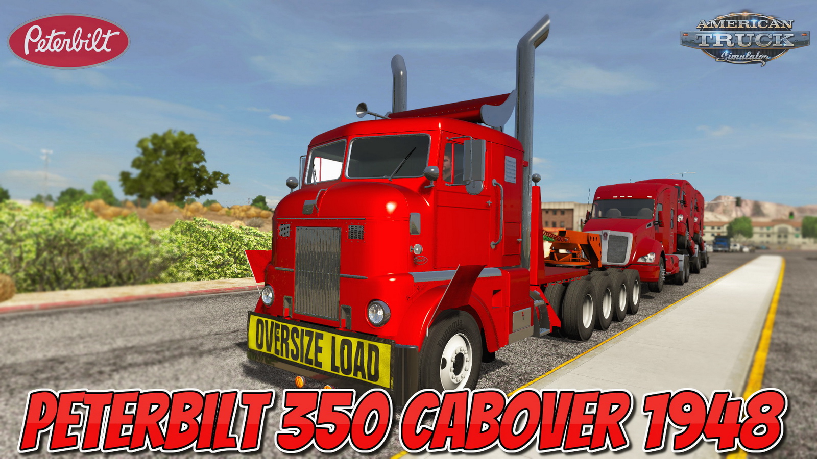 Peterbilt 350 Cabover 1948 + Interior (1.37.x)