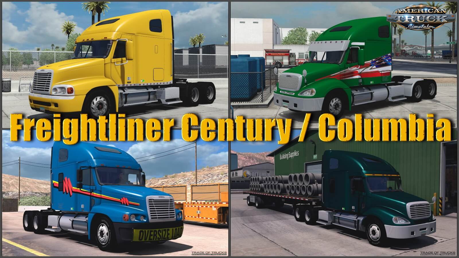 Freightliner Century & Columbia v3.9 (1.46.x) for ATS