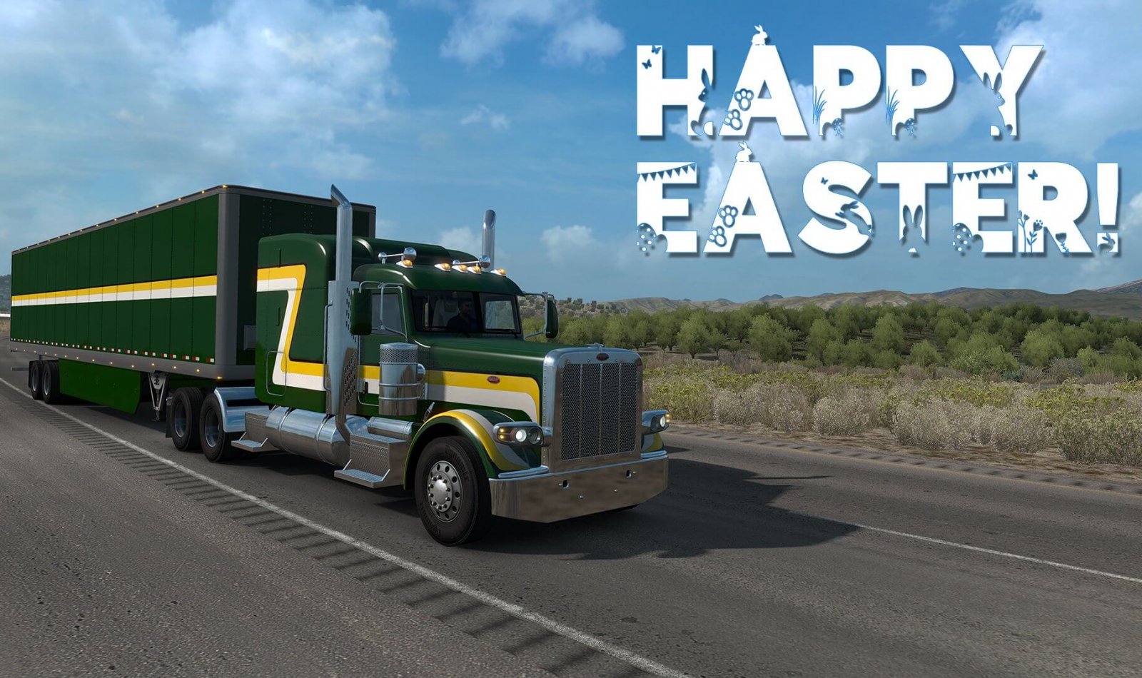 Happy Easter 2020 to All ATS Truckers