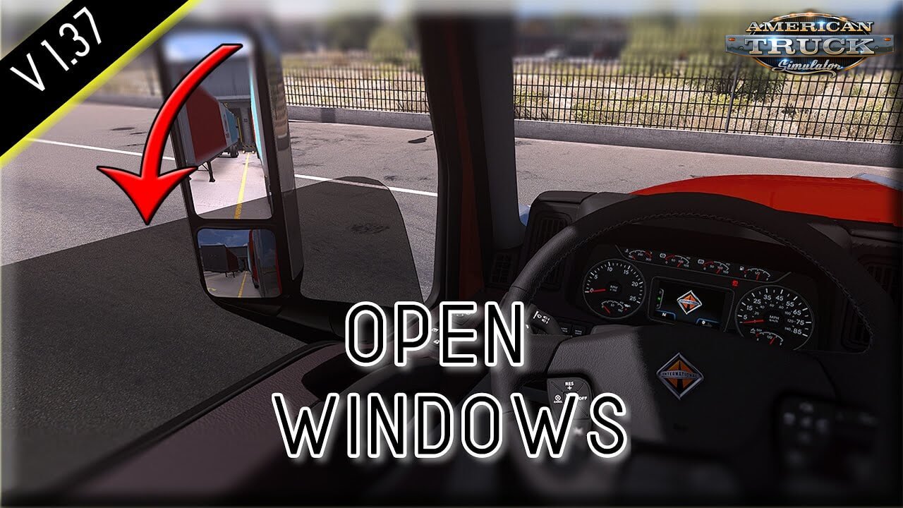 Open Windows + FMod (1.37.x) - American Truck Simulator
