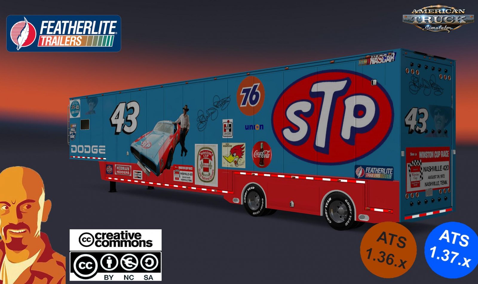 Featherlite Trailers ReWorked v1.0 by CyrusTheVirus (1.37.x)