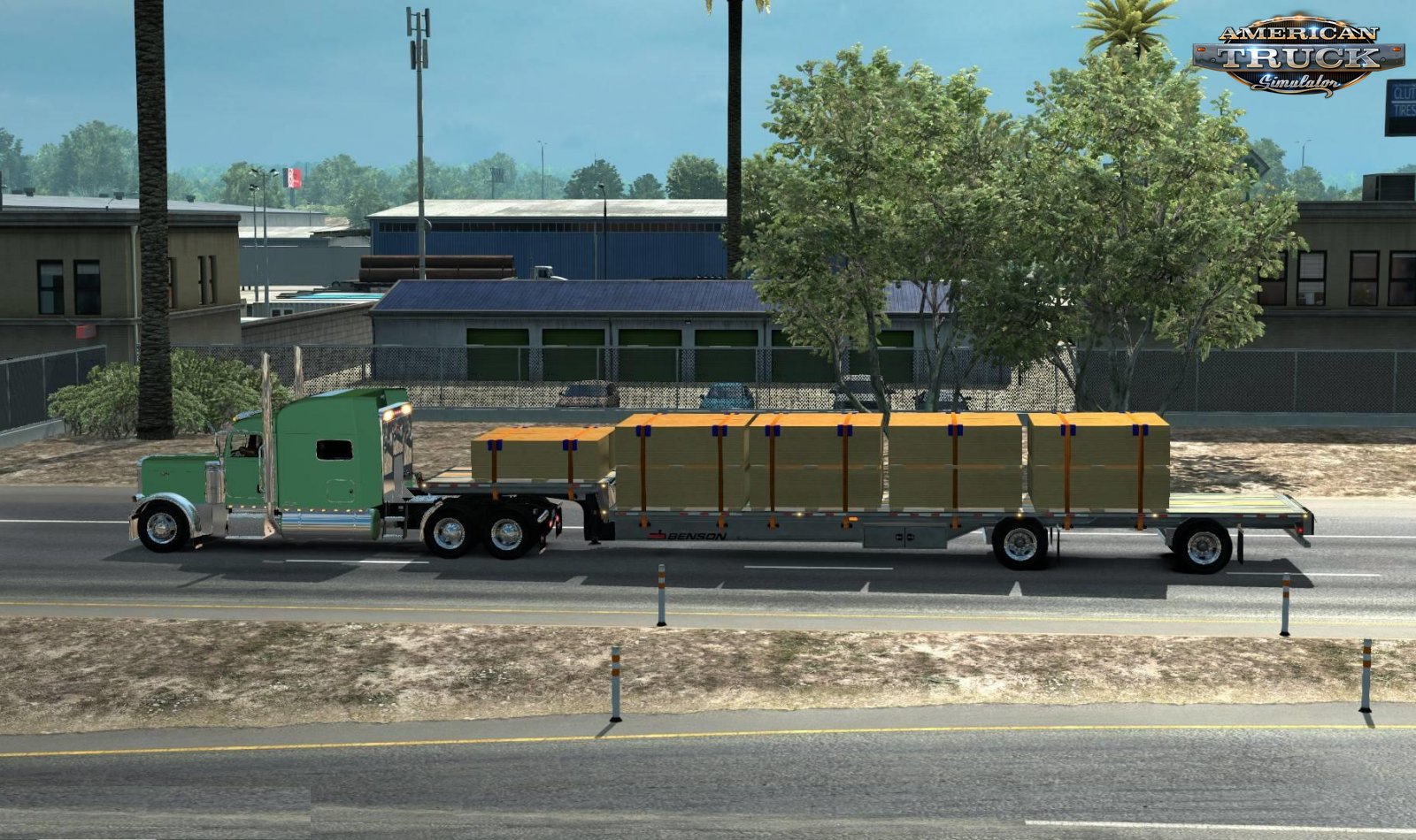 Benson Dropdeck Ownable Trailer v1.1 (1.41.x) for ATS