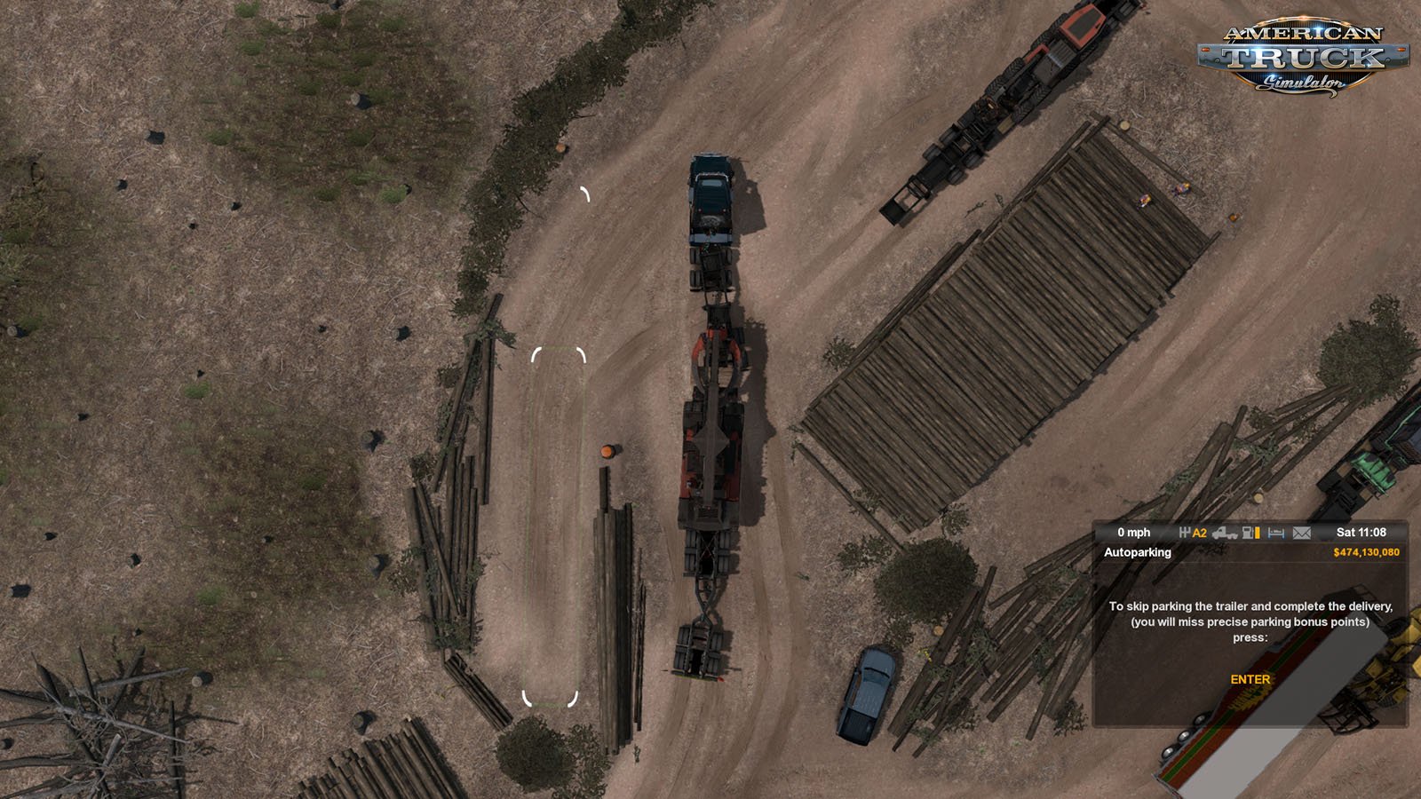 Truck Camera Distance Mod v1.38.1 (1.38.x) for ATS