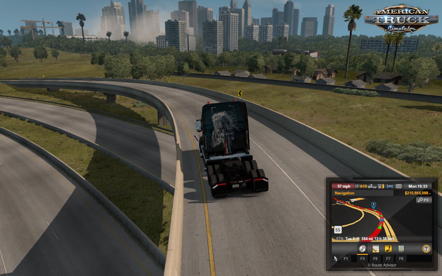 Truck Camera Distance Mod v1.38.1 (1.38.x) for ATS