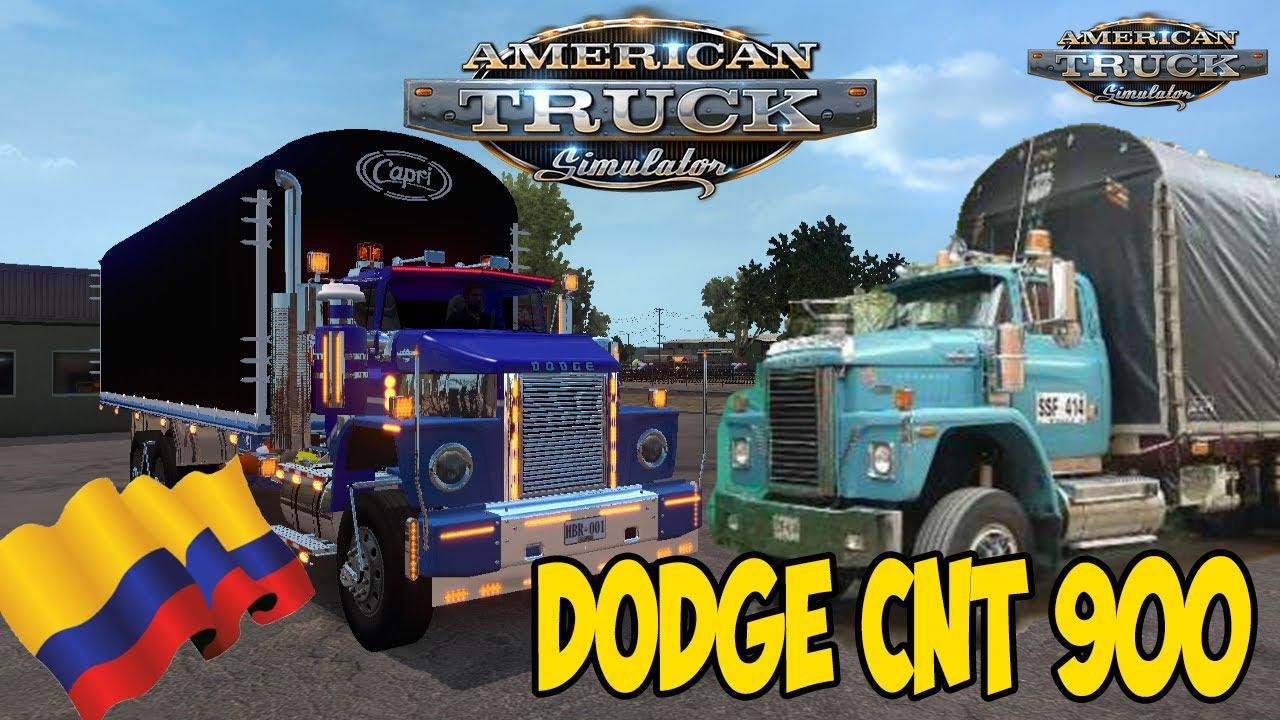 Dodge CNT 900 Truck + Interior v2.0 (1.38.x) for ATS