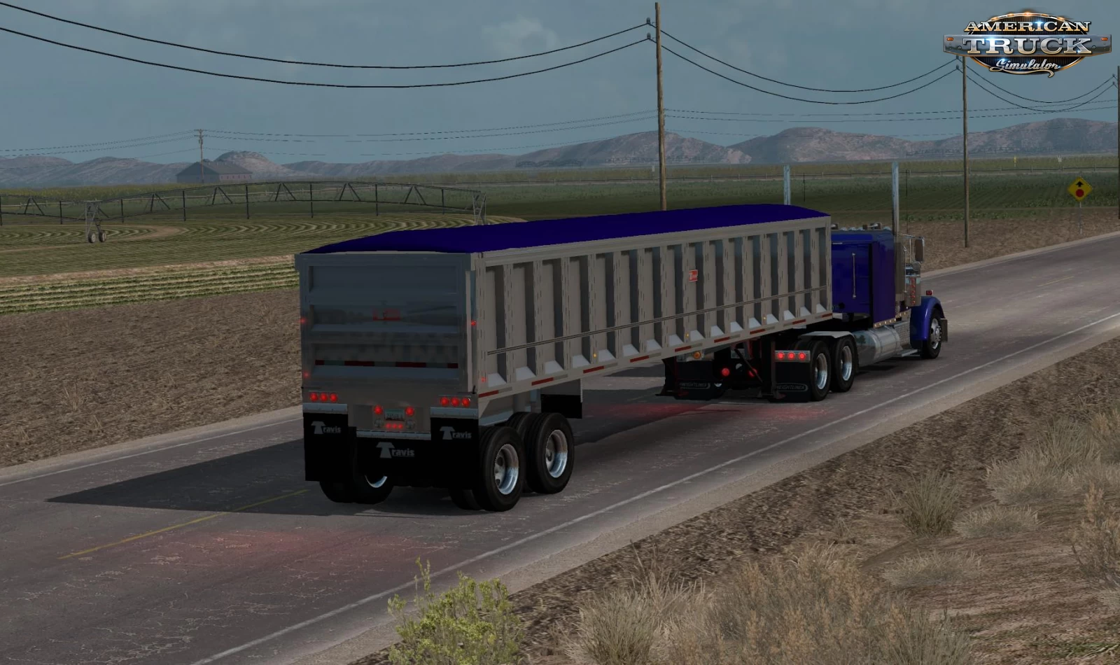 Travis End Dump Trailer v1.3 (1.40.x) for ATS
