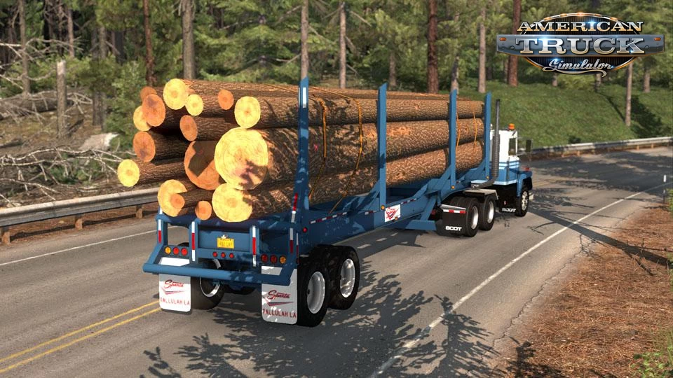 Sparta 4 Bolster Log Trailer v1.1.1 (1.51.x) for ATS