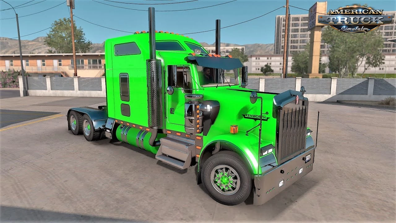 Kenworth W900 + Interior v1.0 Edit by Slava1 (1.38.x)