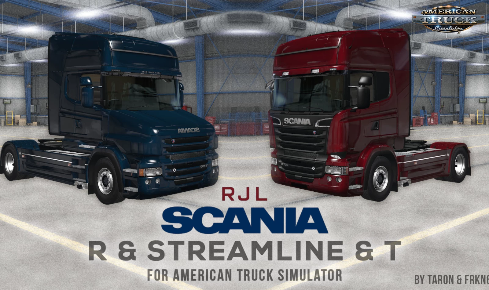 Scania R, Streamline and Scania T v1.0 (1.38.x) for ATS