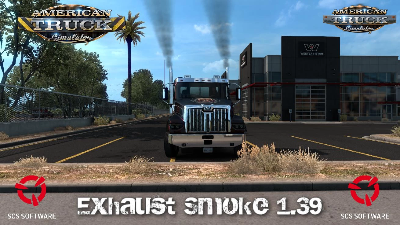 Exhaust Smoke Mod v1.2 (1.39.x) for ATS