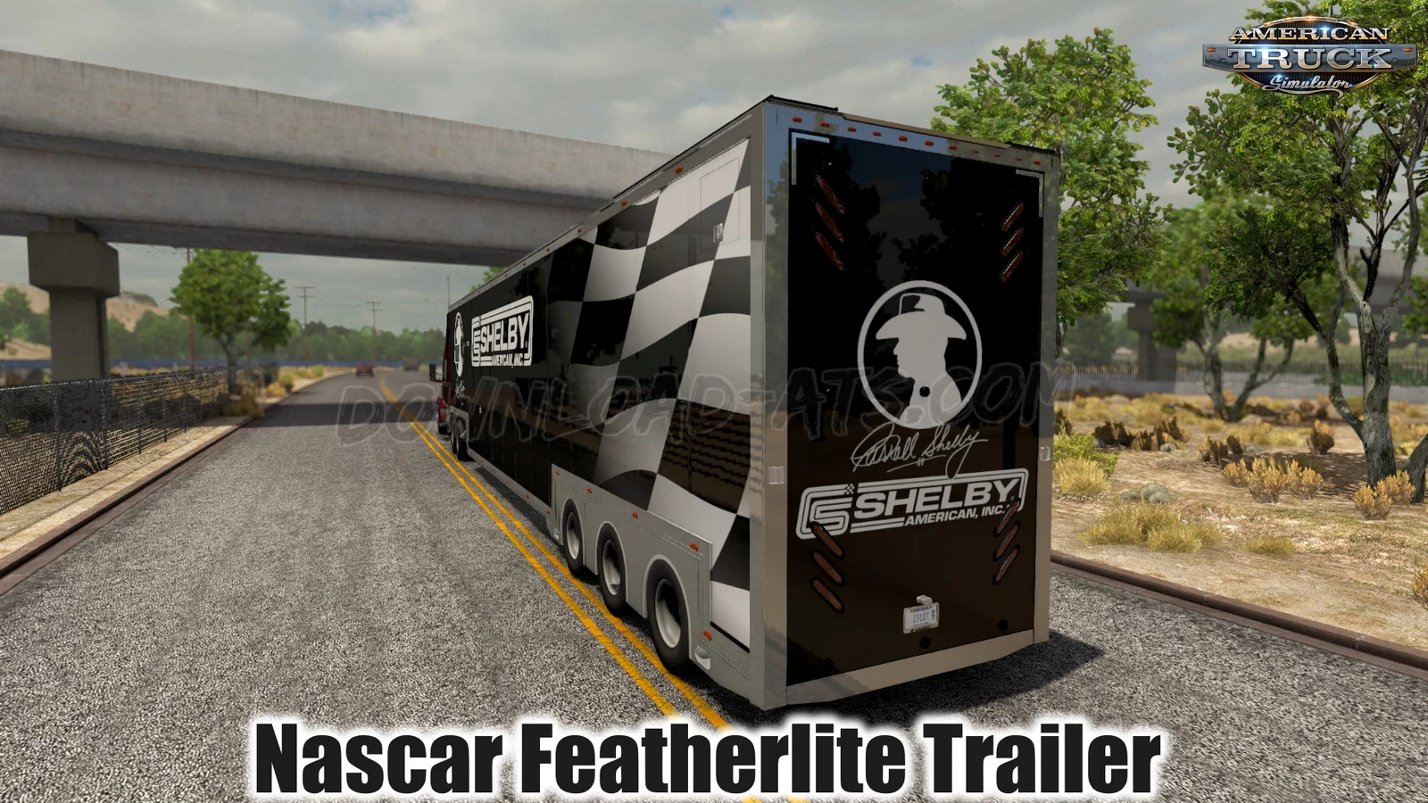 Nascar Haulers Featherlite Trailer v8.1 (1.43.x) for ATS
