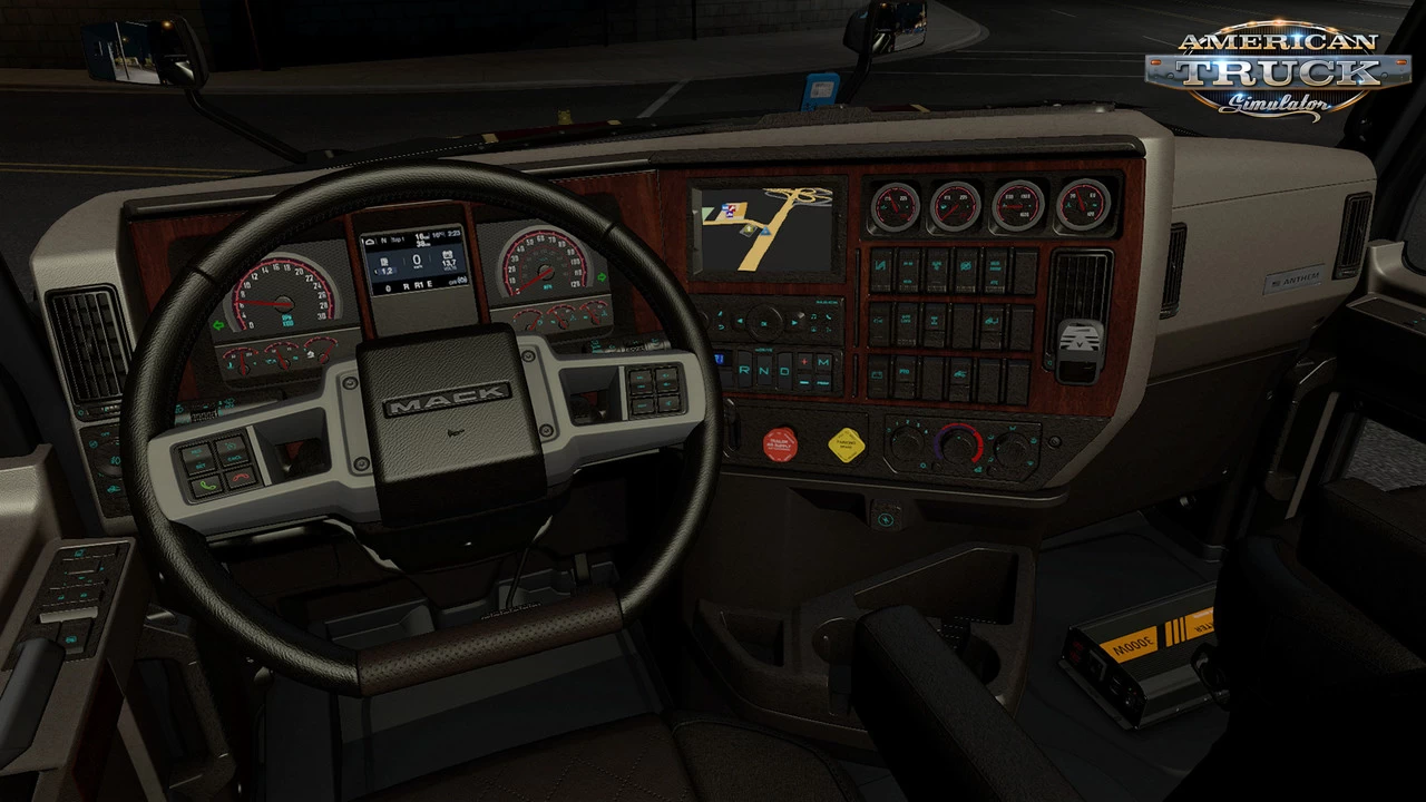 Interior for Mack Anthem v1.0 (1.39.x) for ATS