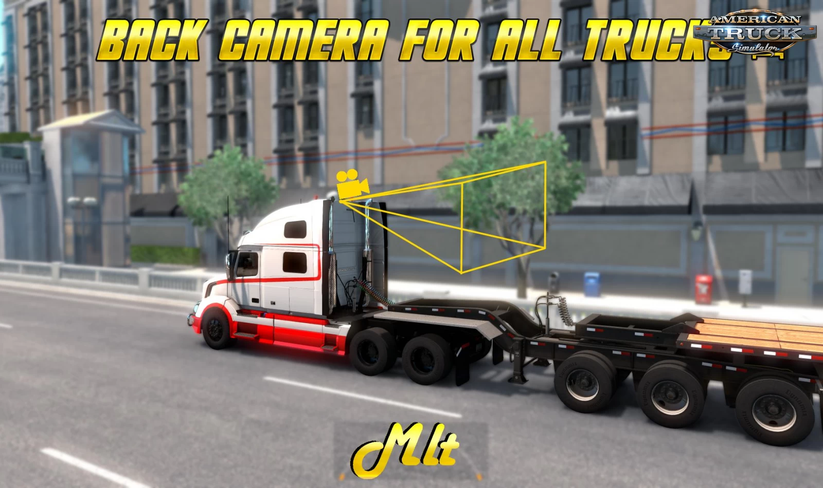 Back Camera For All Trucks v1.0 (1.39.x) for ATS