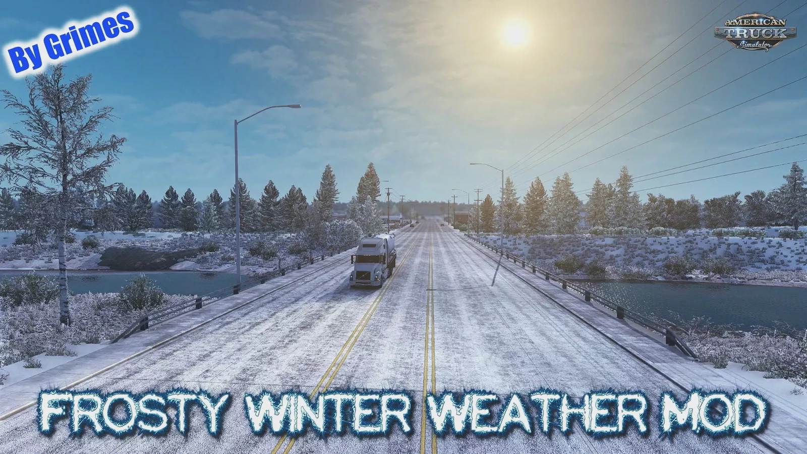 Frosty Winter Weather Mod v5.1 (1.50.x) for ATS