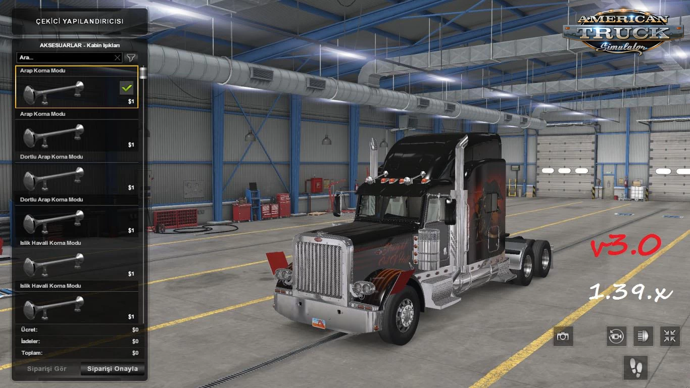 Air Horns Pack v3.0 by SemihKln (1.39.x) for ATS